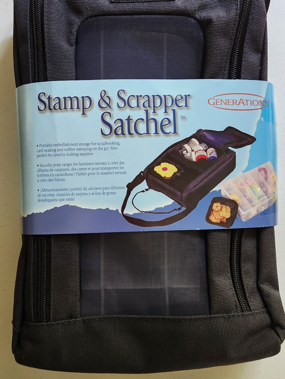 Generations Stamp & Scrapper Satchel - Black